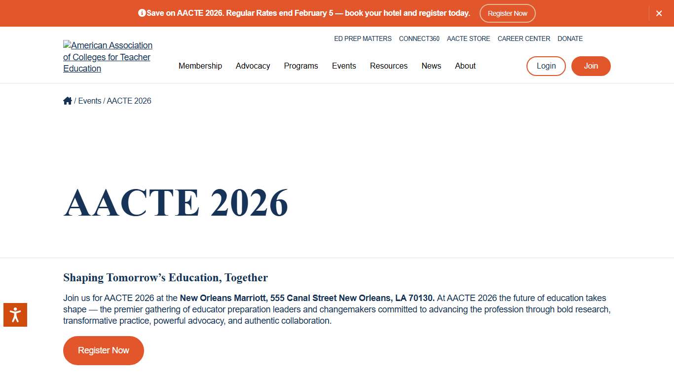 AACTE 2026 - American Association of Colleges for Teacher Education